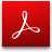 Adobe Document Cloud logo SCREEN RGB 48px